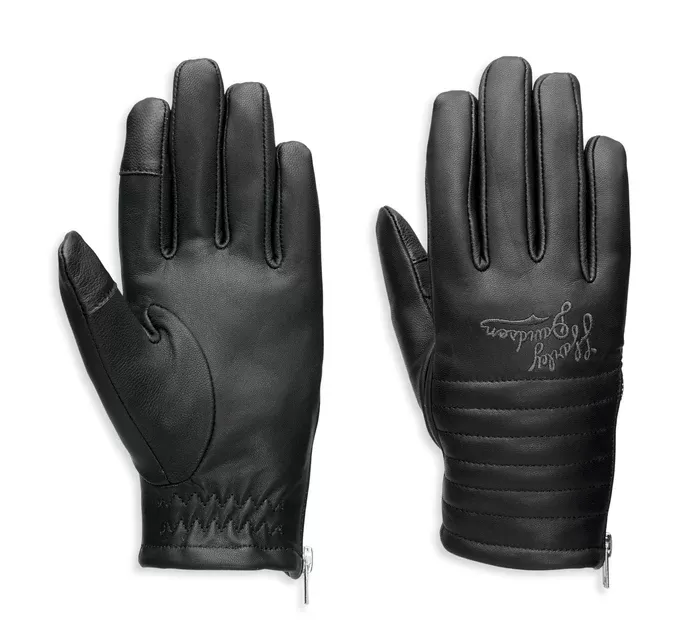 Harley davidson women's riding gloves best sale